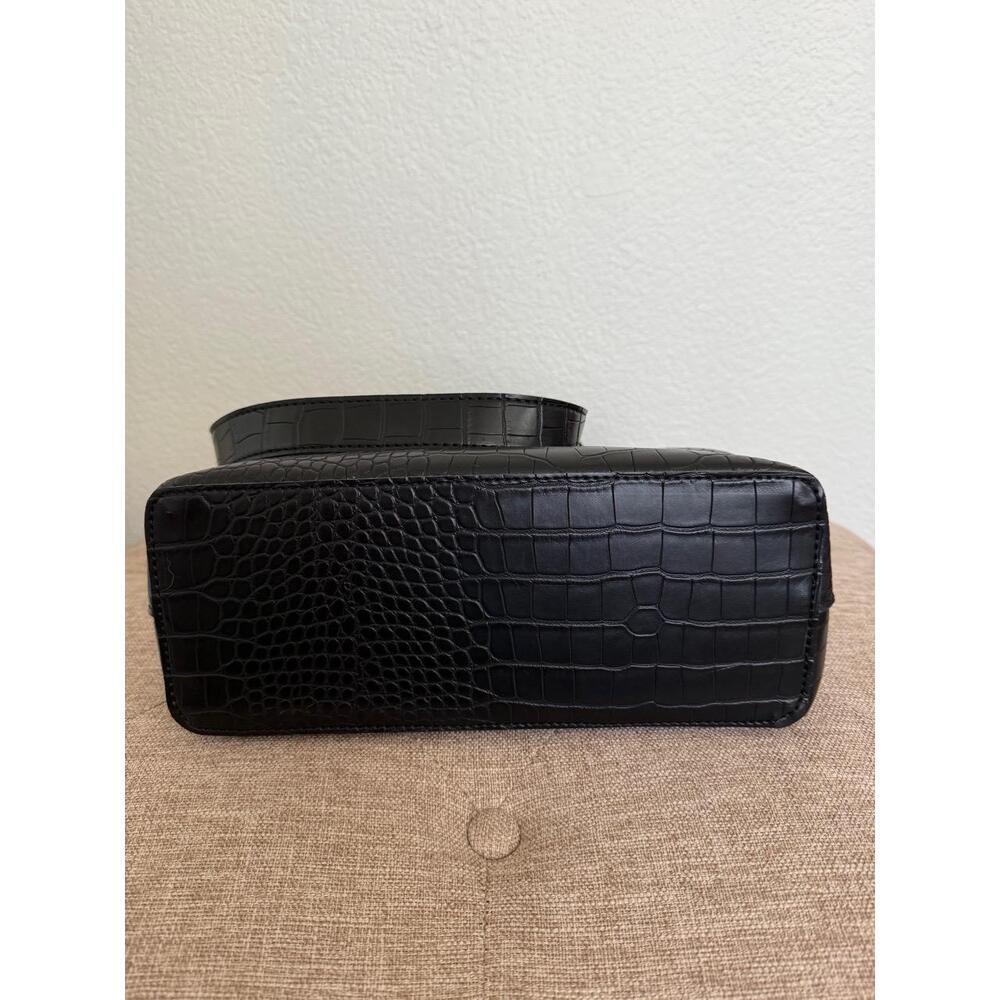 Nasty gal Croc Leather Bag - Picture 3 of 5